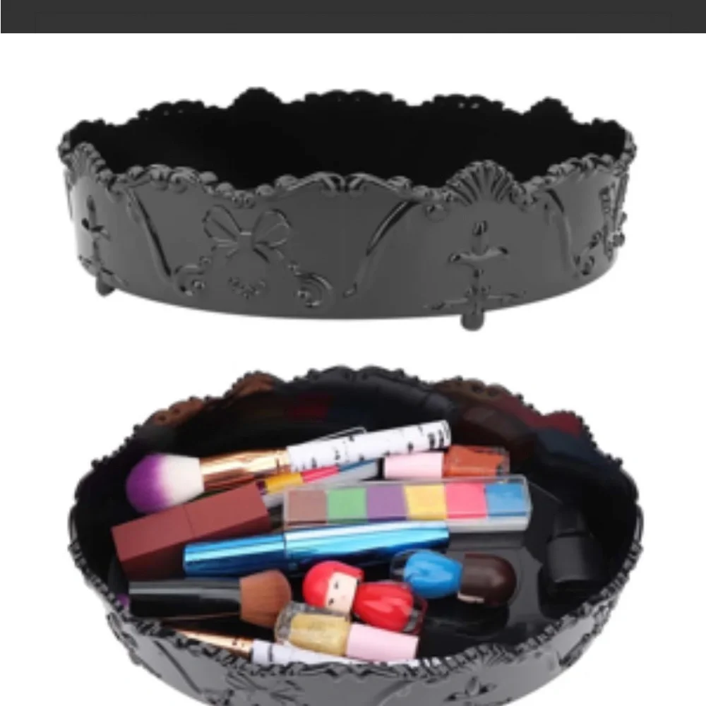 Ana Uu style Retro Rosette Makeup Tool Storage Box Cosmetic Organizer Co… 0127